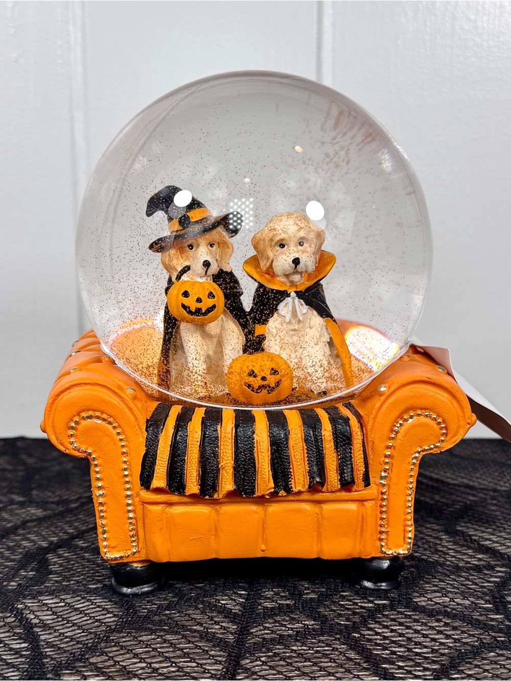 NEW Summerween Timeless Frights Dogs Halloween Snow Globe